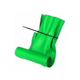 Frost King DE46 Automatic Plastic Drain Away Downspout Extender, Extends 4-Feet, Green by Thermwell