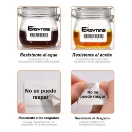 Rollos De Etiquetas Blancas Niimbot B21 B1 B3s De 50x30 Mm                                                                                            