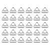 Ieron 30pcs Metal Triangle Buckle Triangle Ring Swivel Clip Luggage