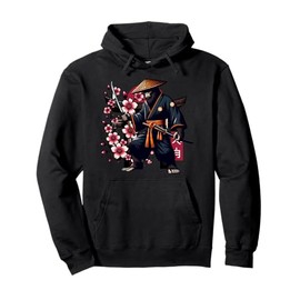 Bigfoot Samurai Japanese Culture Warrior Art Ukiyo-e Pullover Hoodie