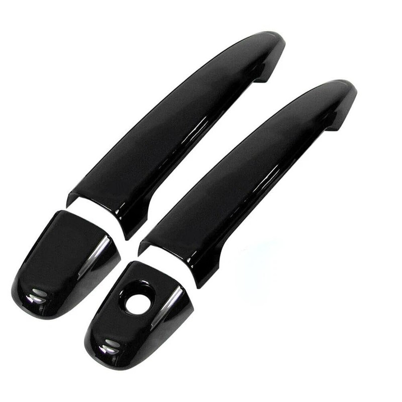 UCCKEYI 4Pcs/Set ABS Exterior Door Handle Cover Trim Cap Fit
