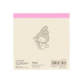 Sunstar Stationery Sanrio Character Memo Square My Melody Pink S2846225