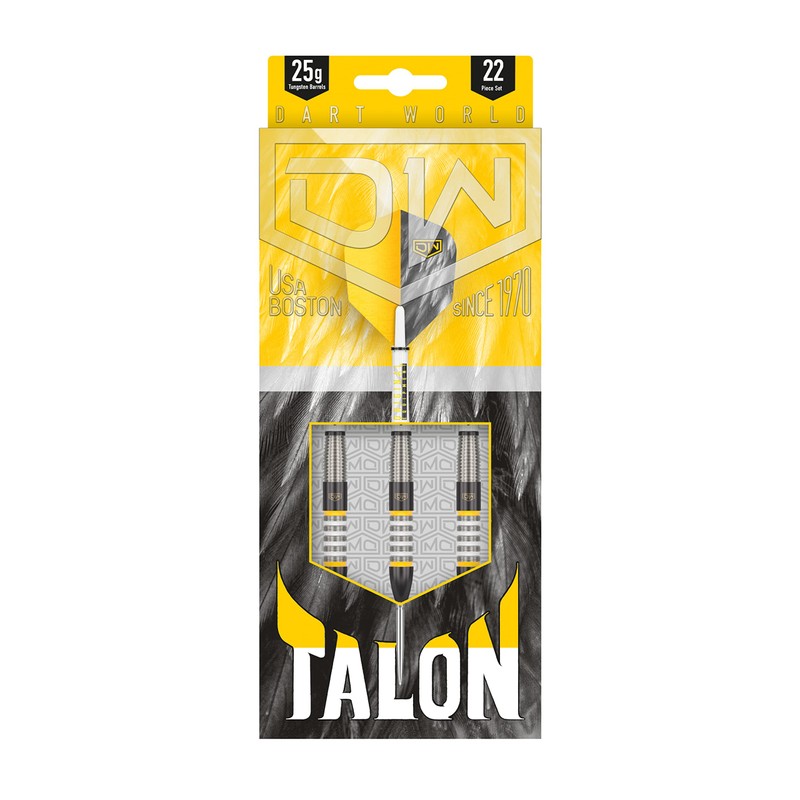 DW Talon 25g 80% Steel 01 Tip Darts, Precision Balanced,