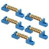 sourcing map 5 Pcs Ground Bus Bar Terminal Grounding Bar