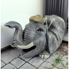 coolboy Elephant Sculpture Gutter Diverter Rain,Deco Gutter Extension Downspout, Eco-Friendly