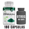 BioHerb Alga Espirulina Organica 100 Pura (180 Capsulas 500mg) Calidad