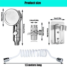 Weploda Waschbecken Duschkopf Set, Waschbecken Handbrause, Handbrause Set Extern, Abnehmbarer Duschkopf Waschbecken, Mit Drei Modi 1,5 m Waschbecken Duschkopf, Für Bad, Küche(3 Modi)