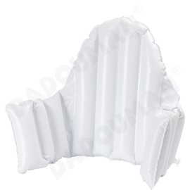 Dadouman Eco-Friendly Inflatable Cushion Insert for IKEA Antilop High Chair, Cushion Insert for Replacement, White, 28" L x 14"(Inflated)