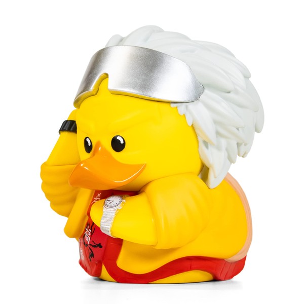Numskull TUBBZ Back To The Future Doc Brown 2015 Collectible Duck Vinyl Figure – Official Back To The Future Merchandise - TV & Movies
