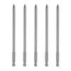HARFINGTON 5Pcs SQ2 Square Head Screwdriver Bits 1/4 Inch Hex