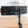 NANOCABLE 10.22.0100 - Splitter Power Cable, 1 Sckuko CEE7 Male