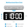 AMIR Digital Alarm Clock, Alarm Clocks for Bedrooms, 5.8" LED