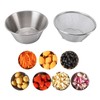 304 Stainless Steel Colander, Compact Stackable Colander Bowl Set for