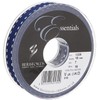 Berisfords 1339-NYW-15 15 mm Stitch Grosgrain Ribbon, Navy/White