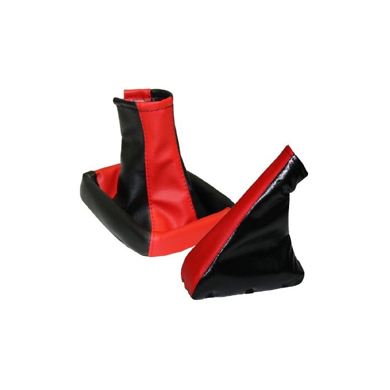 Aerzetix - Pair of gaiter gear lever and handbrake .Color: