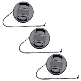 ULBTER 37mm Lens Cap Lens Cap for Olympus 14-42mm 1:3.5-5.6 Lens Cap for Olympus OM-D E-M10 Mark III II E-PL9 E-PL8 E-PL7 E-PL6 E-PL3 E-PL2 Cameras Camera Caps, Pack of 3