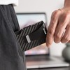 i-Fuel Credit Card Holder, RFID Blocking, Carbon Fibre Elastic Card