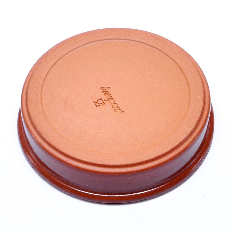 Spanish Grupella sgr-0112br_2 Terracotta Pottery Casuela Ajillo Pot, 4.7 inches
