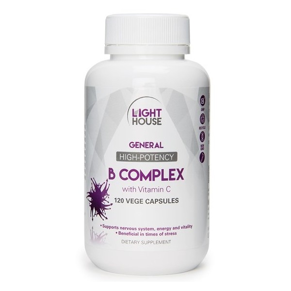 Lighthouse B Complex With Vitamin C Capsules 120
