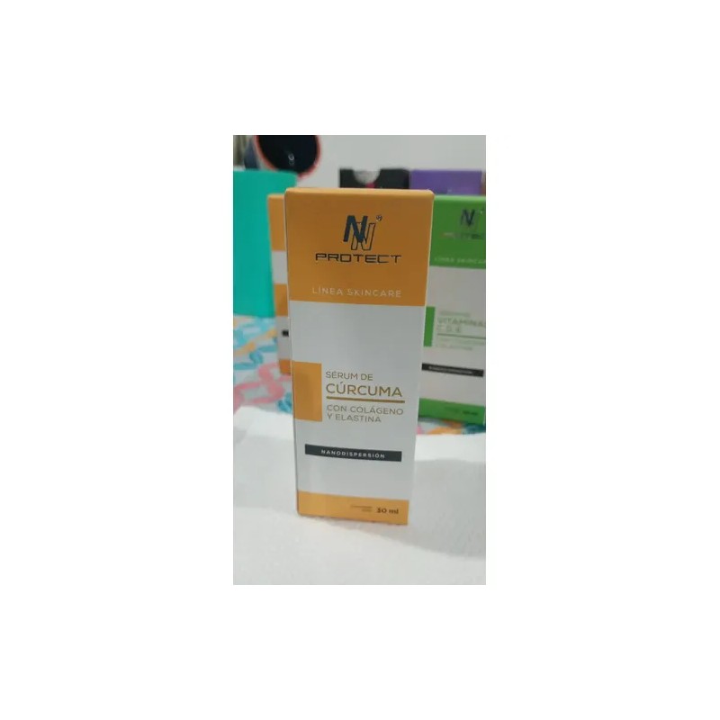 Sérum Facial Cúrcuma Colágeno Elastina Nn Protect 30ml