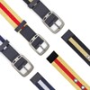 BAIHEHUA 3 pack Men's Casual Breathable Canvas Belt Men and