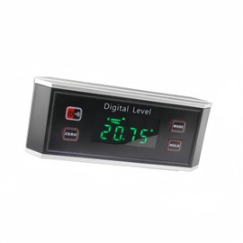 3 in 1 Inclinometer Angle Gauge, Digital Level Angle Finder, Digital Protractor with V-Groove, Waterproof IP54 Precision Level for Woodworking and More