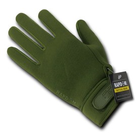 Rapdom Tactical Neoprene Patrol Gloves, Olive Drab, X-Large