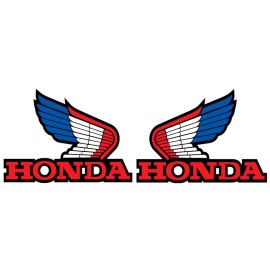Evolution MX  1985 Honda ATC 350X, 200X Gas Tank Wing Decals Vintage Motocross