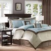 Madison Park 7 Pieces Comforter Set-Deluxe Hotel Collection Luxury Bedding