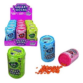 Getaway Galaxy Rocks Bubble Gum 2.12oz Bottles 12 Pack