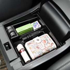 RUNROAD Center Console Organizer Tray Compatible with Honda Accord Sedan 2013 2014 2015 2016 2017 Accessories, Armrest Organizer Accord Accessories Secondary Storage Box Middle Console Tray