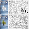 Patemby Embroidery Pattern Water Soluble Embroidery Stabilizers, Stick and Stitch