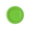 2-pack soup plate, break resistant polyester plastic green size 21