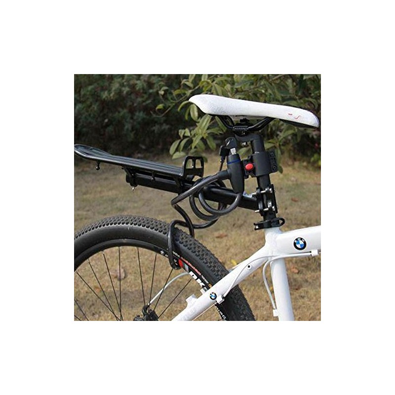 Cable Bike Lock with Bracket Keyed 120cm x 1200mm Bikes