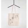 Autiga® Shopping Bag Dandelion Birds Jute Bag Natural 2 Long