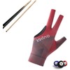 beiqilian Pool Glove Right Hand Billiards Glove, Billiard Pool Gloves