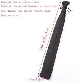 Wanggang Transport Bag for Shinai Bokken Katana Sword Blue, Standard 140 cm