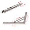 YUMORE Folding Shelf Bracket 18",Heavy Duty Stainless Steel Collapsible Shelf-Bracket