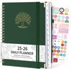 EYROZILL Planner 2025-2026, Weekly and Monthly Planner 2025, Spiral Bound,