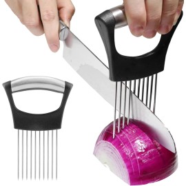 JAYVAR Onion Cutter Vegetable Chopper, Stainless Steel Tomato Slicer Vegetable Cutter