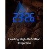GOLOZA Projection Alarm Clock, Digital Clock with 180° Blue Digit+blue