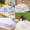4 Pcs Large and Tall Mesh Food Cover Tent Umbrella
