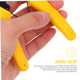 STOBAZA 1pc Circlip Plier Spring Installation Removal Tool Lightweight Anti- Handle for Easy One-handed for Outdoor Repair Tasks