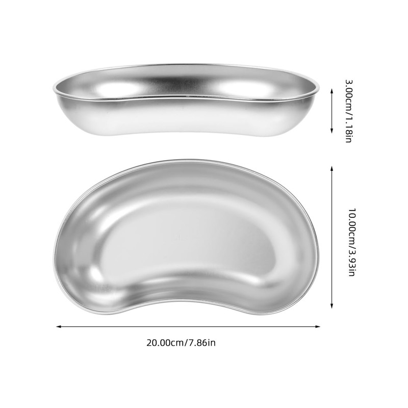 iplusmile Kidney Bowl Stainless Steel Kidney Shaped Vomiting Basin Surgical