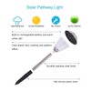 voona Solar LED Outdoor Lights 8-Pack Stainless Steel Pathway Landscape