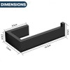 Homovater 305sus Toilet Roll Holder with Holder Rack, Stainless Steel,