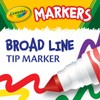 Crayola Broad Line Markers Classpack (256 Ct), Bulk Markers for