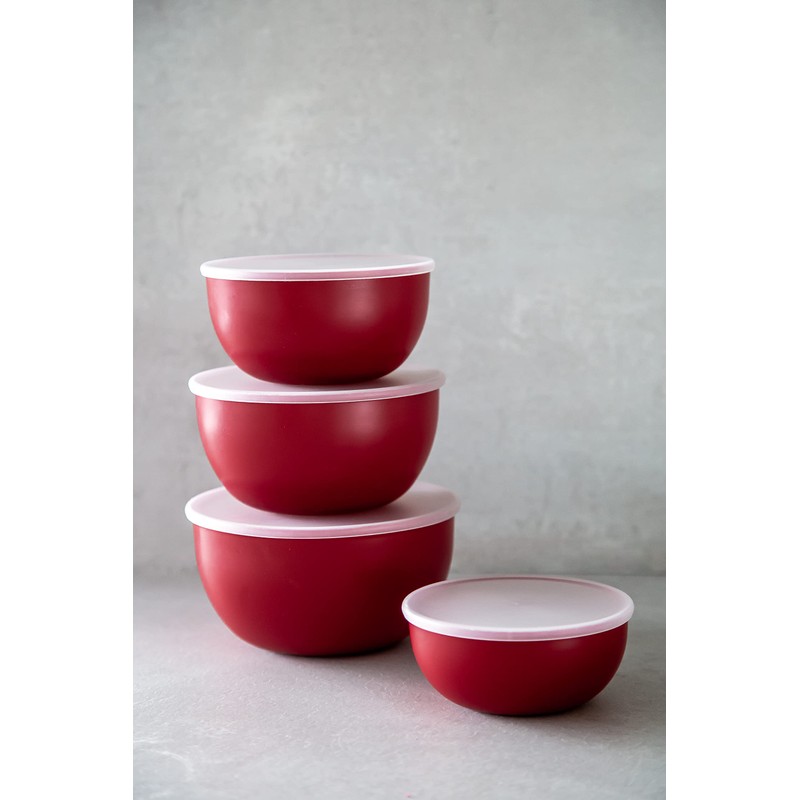 KitchenAid Plastic Prep Bowls for Kitchen Storage & Organisation, Set