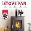 NETTA 5 Blade Woodburner Stove Fan - Silent Operation -
