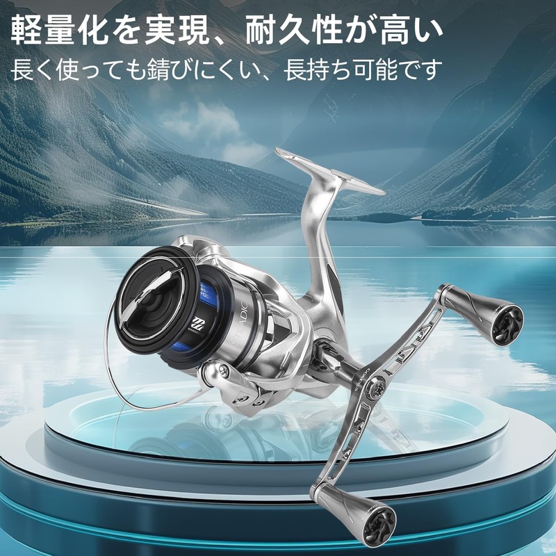 GOMEXUS Double Handle, Spinning Reel, Shimano, 19 Stradic 3000, Made